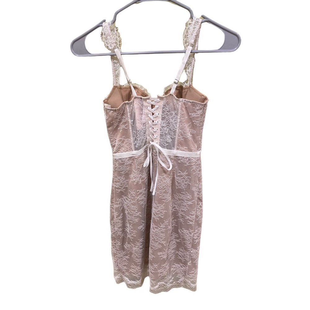 New VS Wicked Balconette Lace Slip Corset Dress - Picture 7 of 7